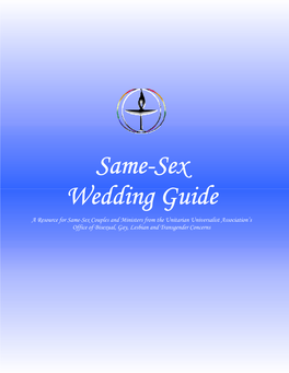 Same-Sex Wedding Guide