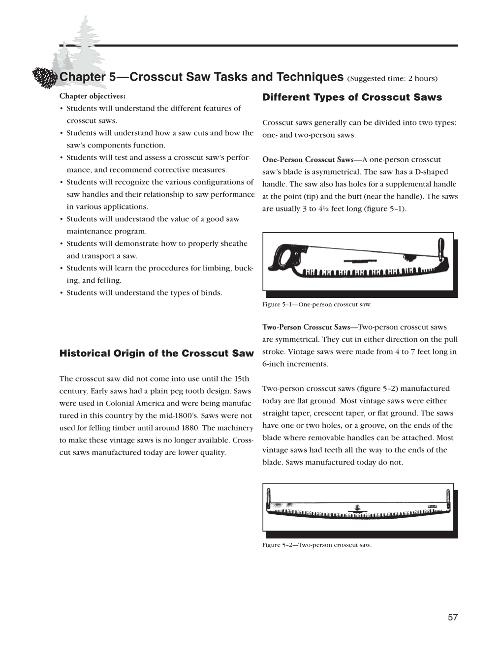 Chapter 5—Crosscut Saw Tasks and Techniques (Suggested Time: 2