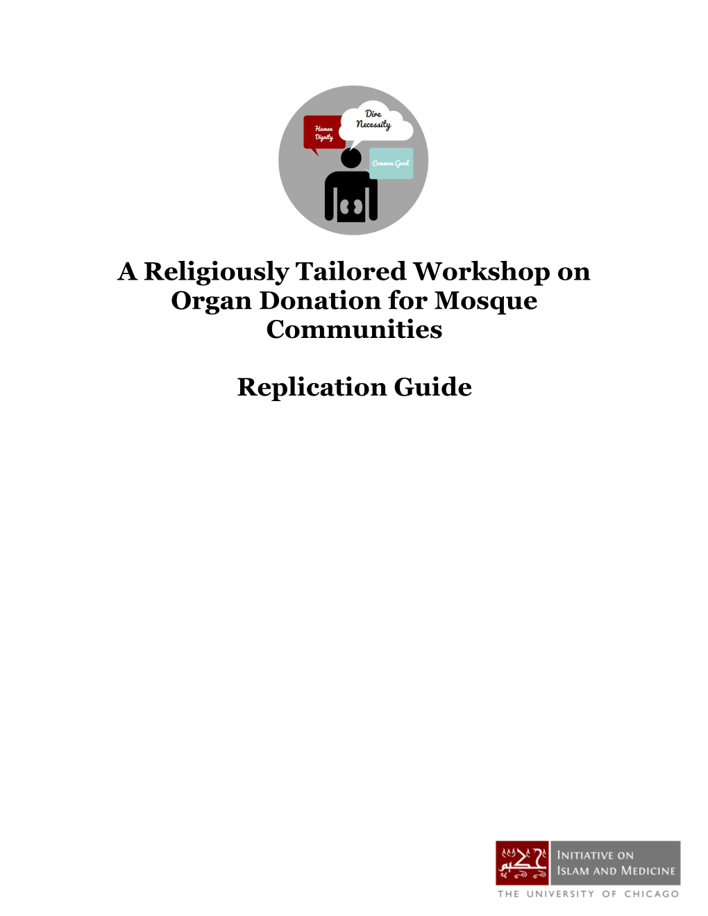 A Religiously Tailored Workshop on Organ Donation for Mosque Communities Replication Guide