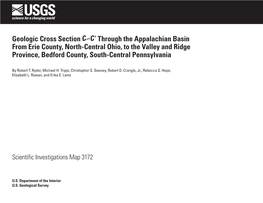 Geologic Cross Section C–C' Through the Appalachian Basin from Erie