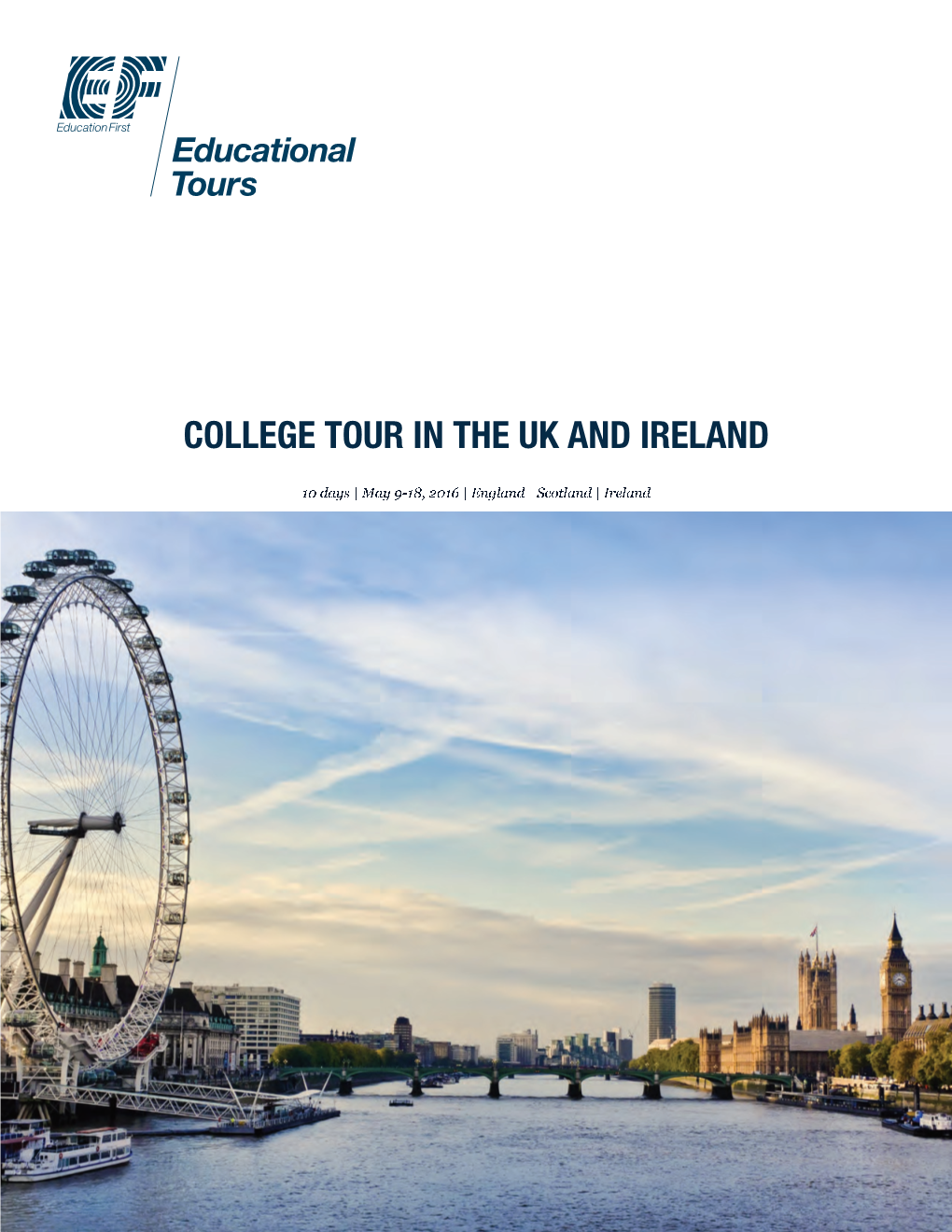 College Tour in the Uk and Ireland