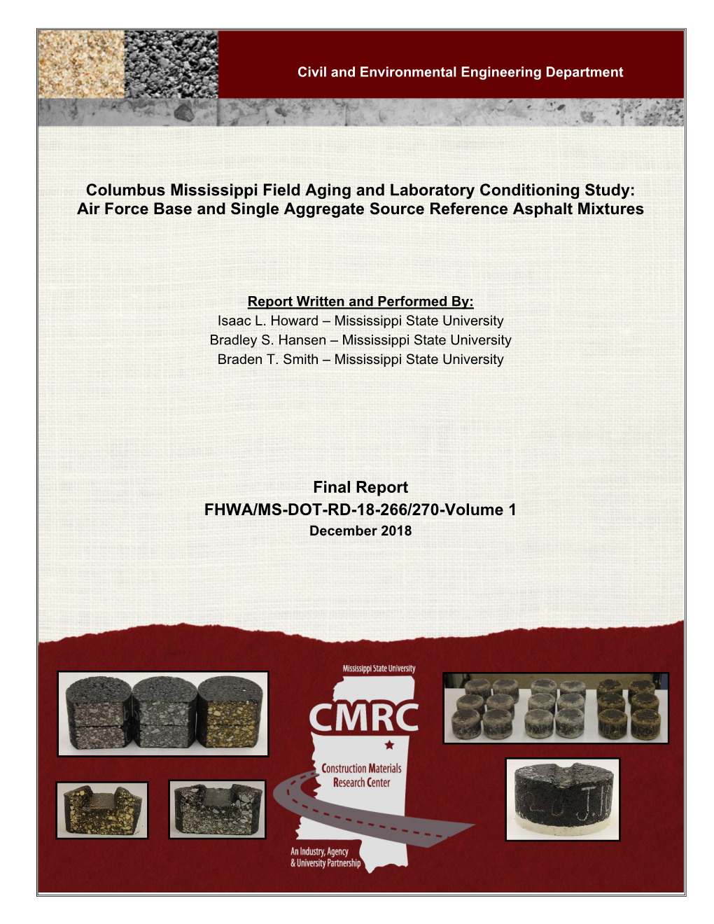 Air Force Base and Single Aggregate Source Reference Asphalt Mixtures