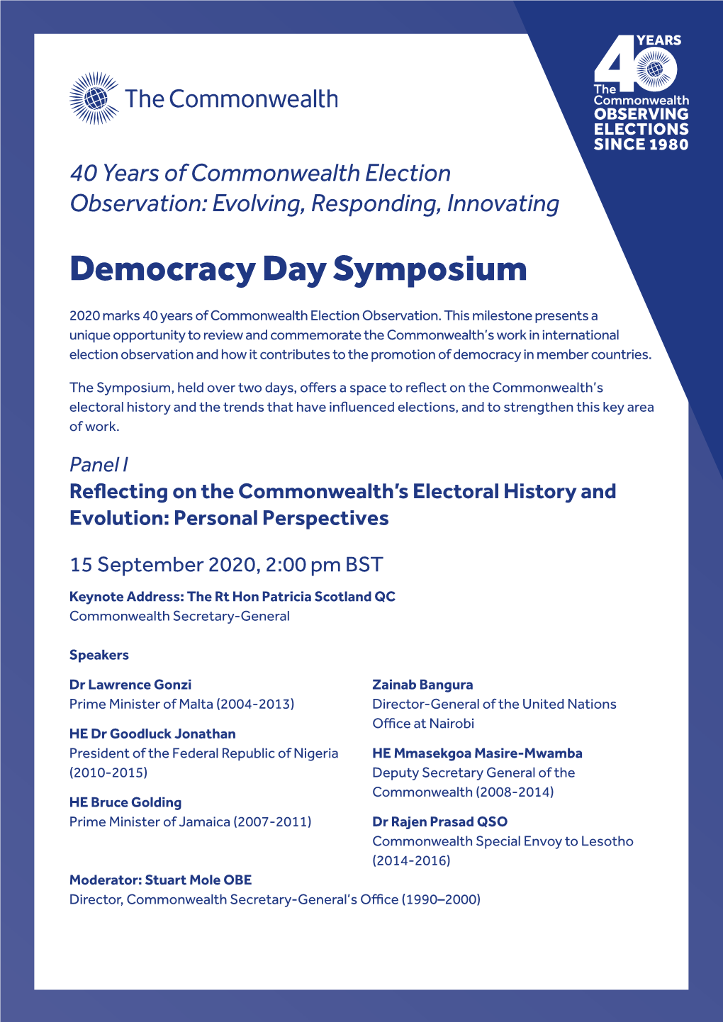 Democracy Day Symposium