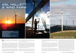 AGL Hallett 2 Wind Farm
