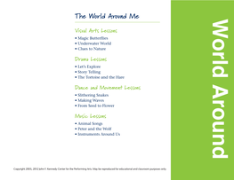 The World Around Me Around World the Copyright 2003, 2012 John F