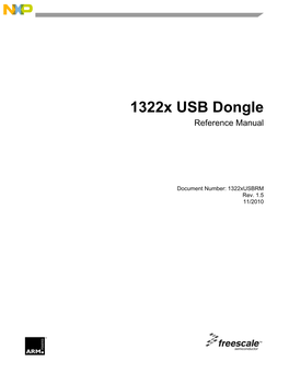 1322X USB Dongle Reference Manual