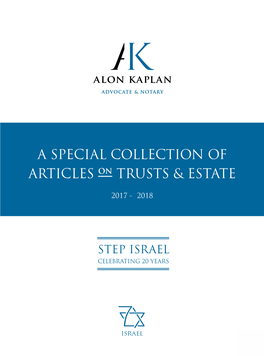 A Special Collection of Articles on Trusts & Estate