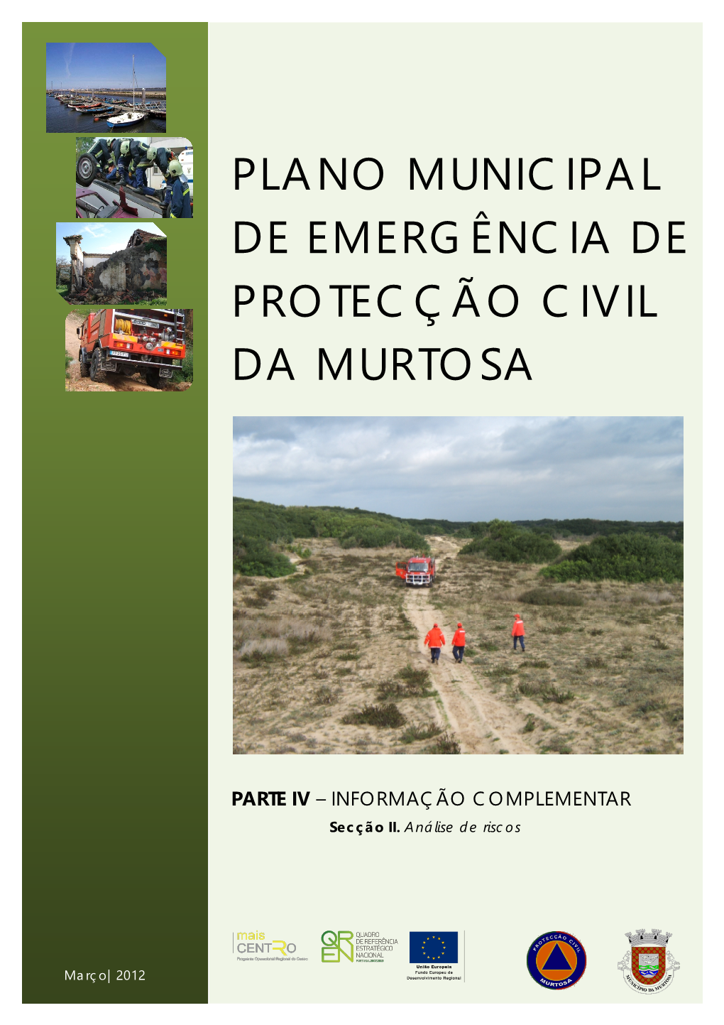 Plano Municipal De Emergência De Protecção Civil Da Murtosa