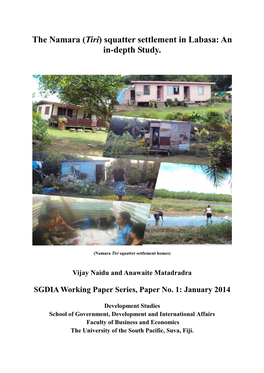 Squatter Settlement in Labasa: an In-Depth Study