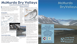 Mcmurdo Dry Valleys