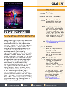 DISCUSSION GUIDE Ullman, Kevin Chamberlin, Mary Kay Place, Nico Greetham, Logan Riley, Nathaniel J