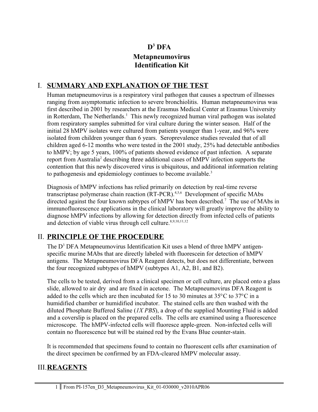 SECTION 13-A- MPV Product Insert