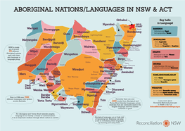 Aboriginal Nations and Languages Map in NSW &