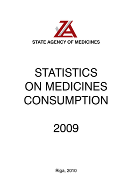 Statistics on Medicines Consumption 2009