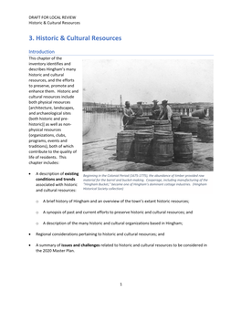 Historic and Cultural Resources Draft