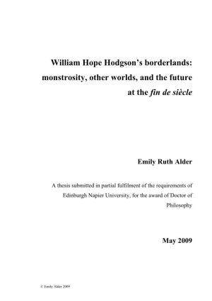 William Hope Hodgson's Borderlands