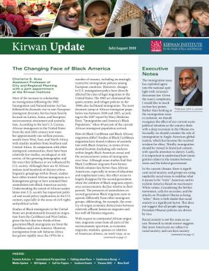 Kirwan Update July/August 2010