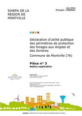 Déclaration D'utilité Publique Des Périmètres De Protection