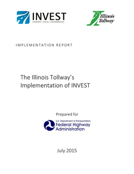 Illinois Tollway INVEST Implementation Report