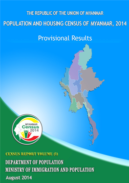 Population and Housing Census of Myanmar, 2014