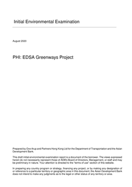 51117-003: EDSA Greenways Project