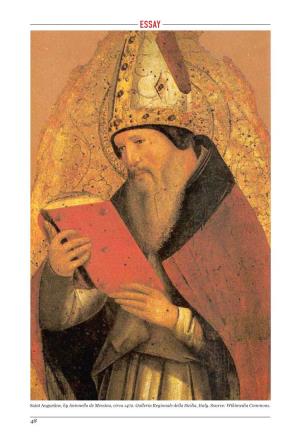 Saint Augustine, by Antonello De Messina, Circa 1472. Galleria Regionale Della Sicilia, Italy
