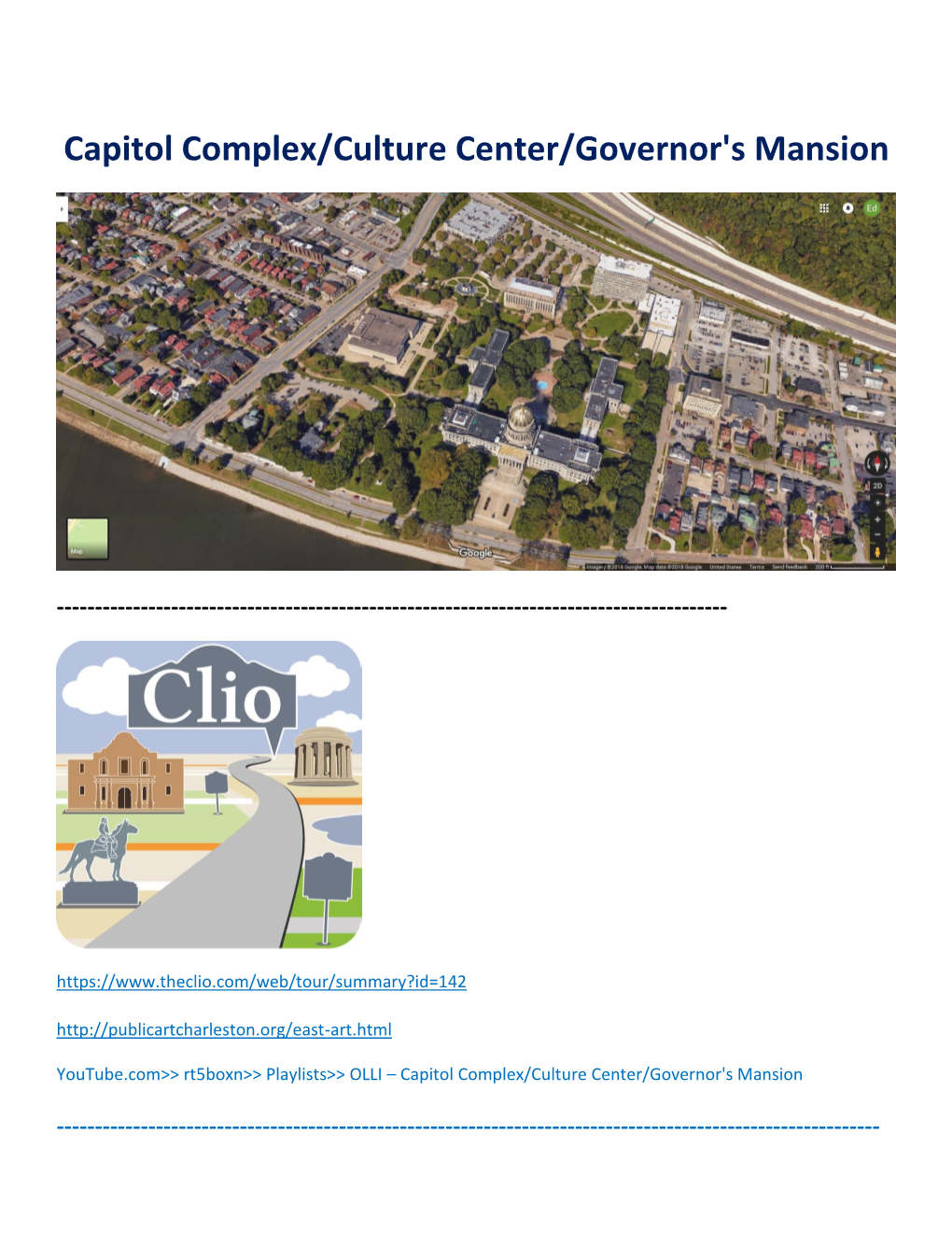 Capitol Complex/Culture Center/Governor's Mansion