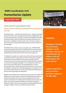 Humanitarian Update