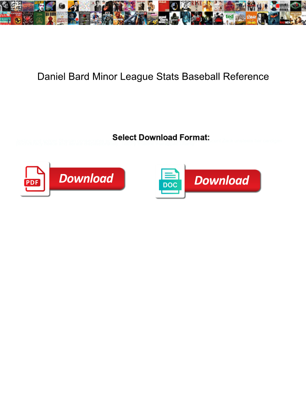 Daniel Bard Minor League Stats Baseball Reference