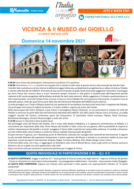 VICENZA & Il MUSEO Del GIOIELLO