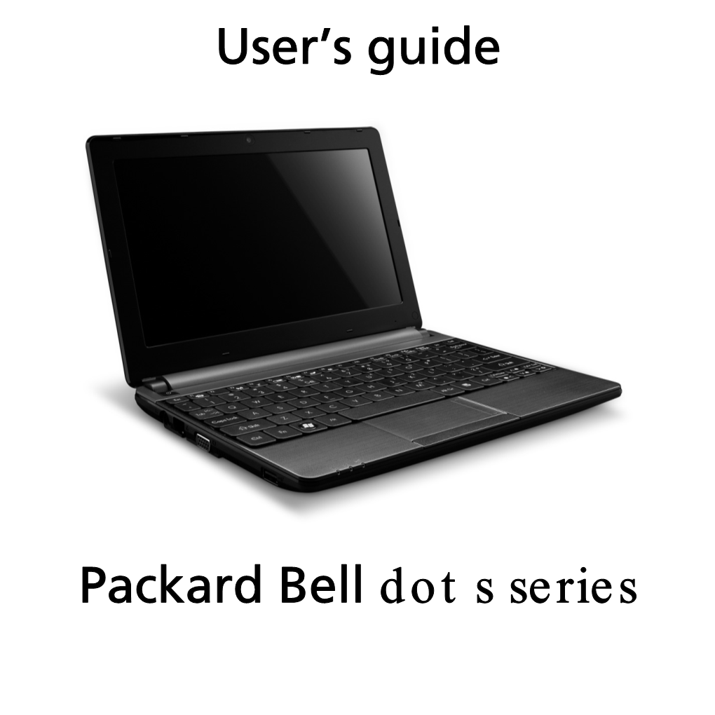 User's Guide Packard Bell Dot S Series