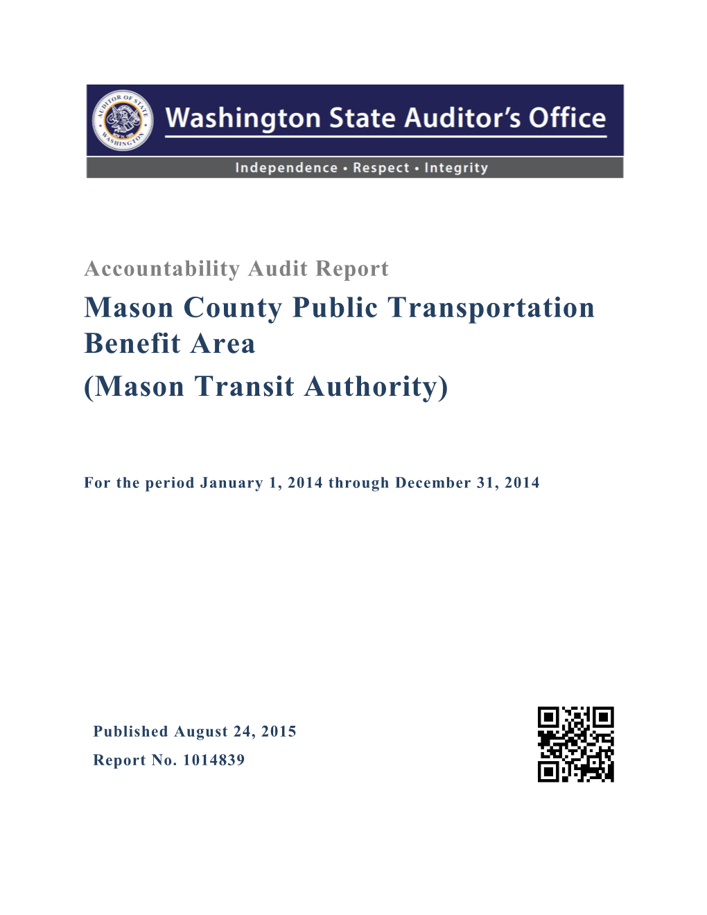 Accountability Audit YE2014