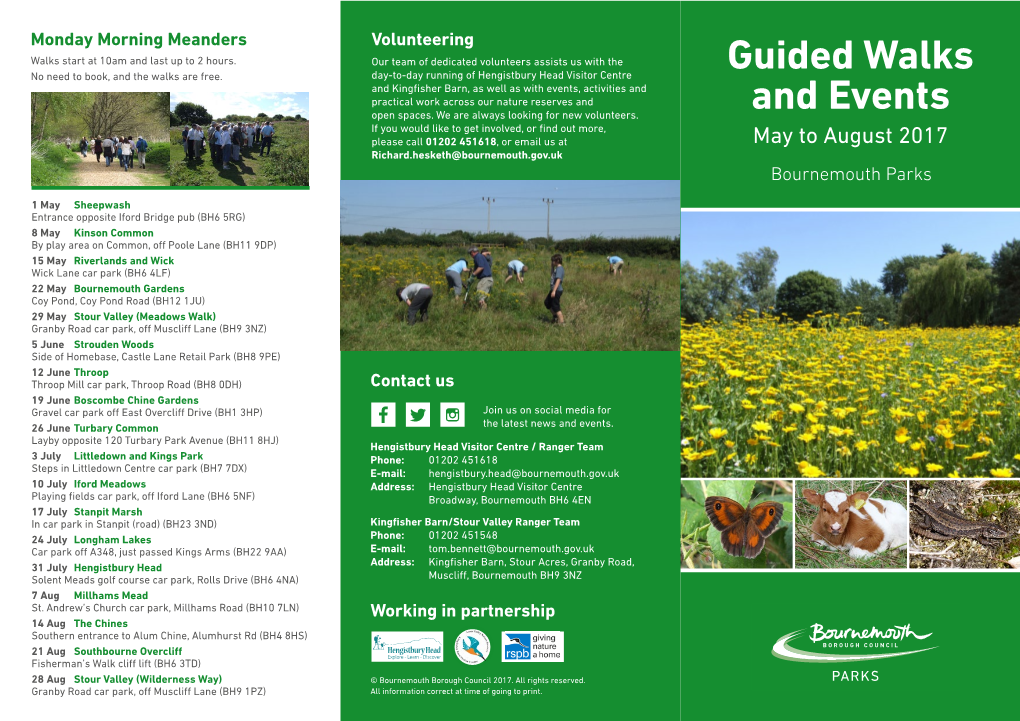 Guided Walks and Events