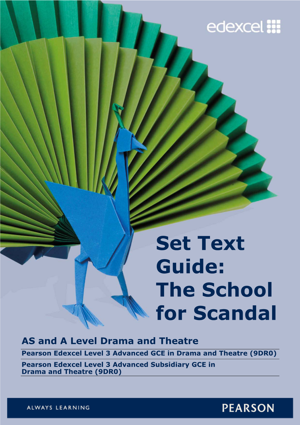 Set Text Guide: the School for Scandal