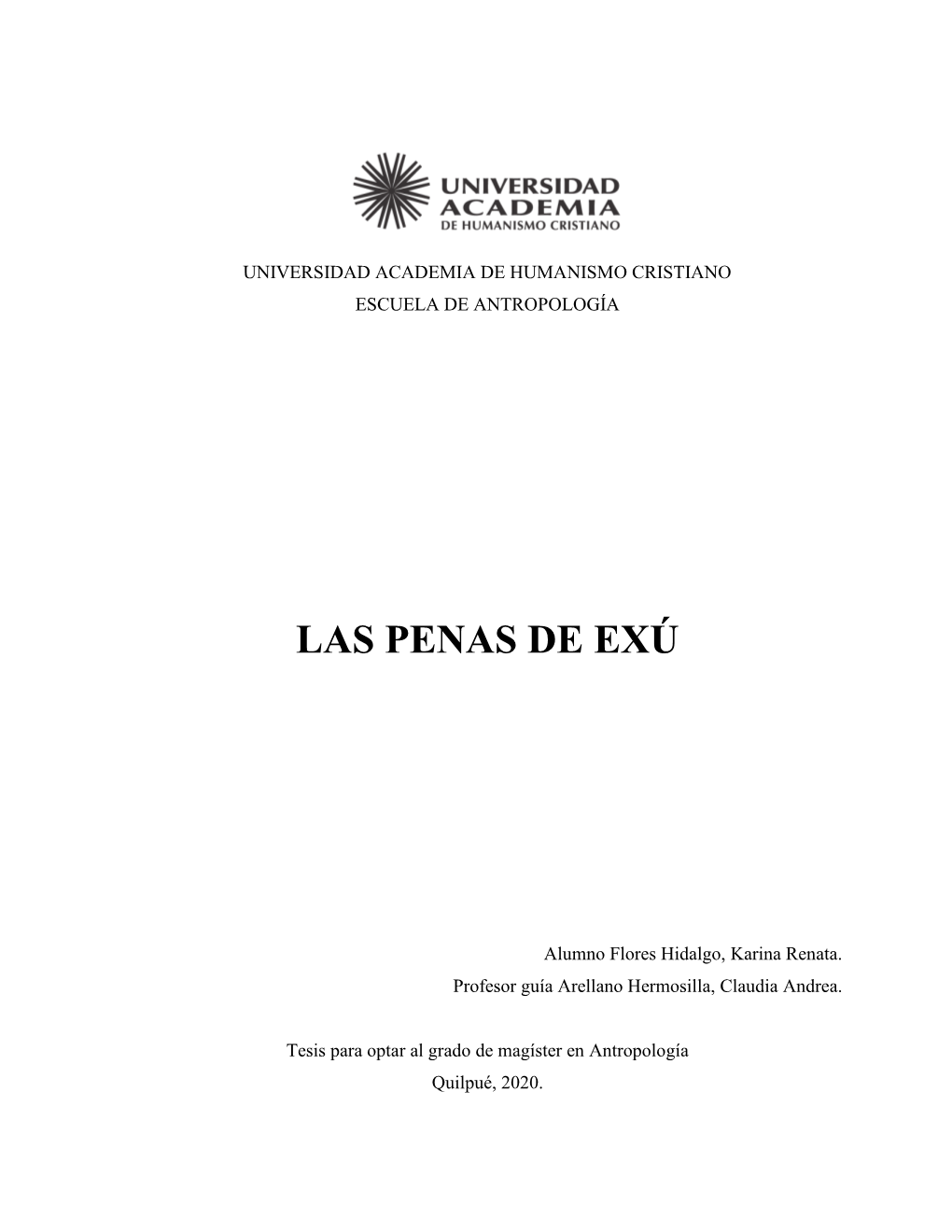 Las Penas De Exú