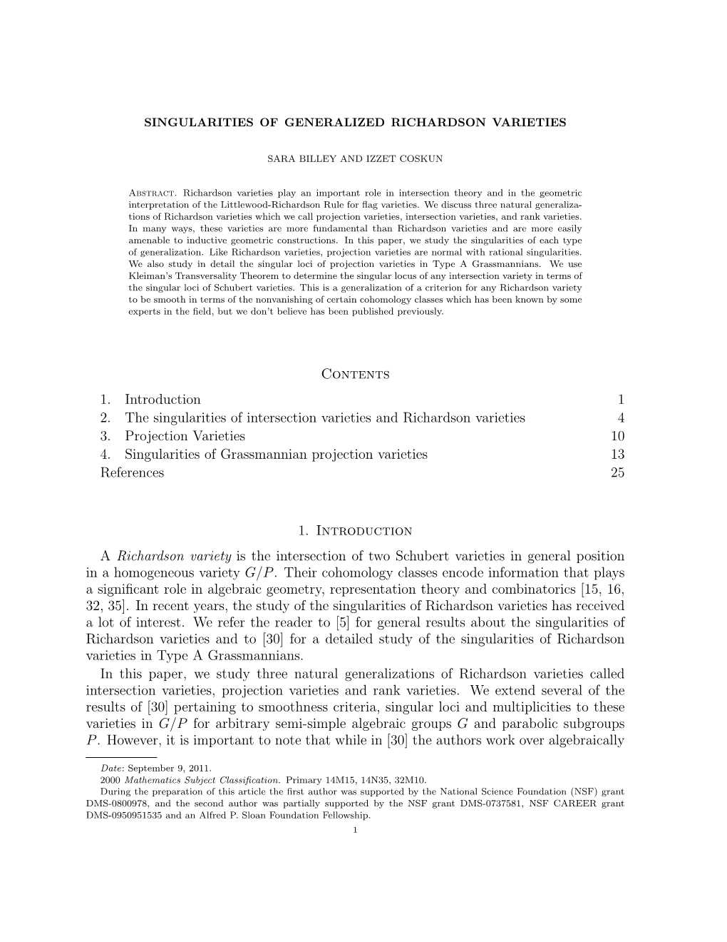 Singularities of Generalized Richardson Varieties