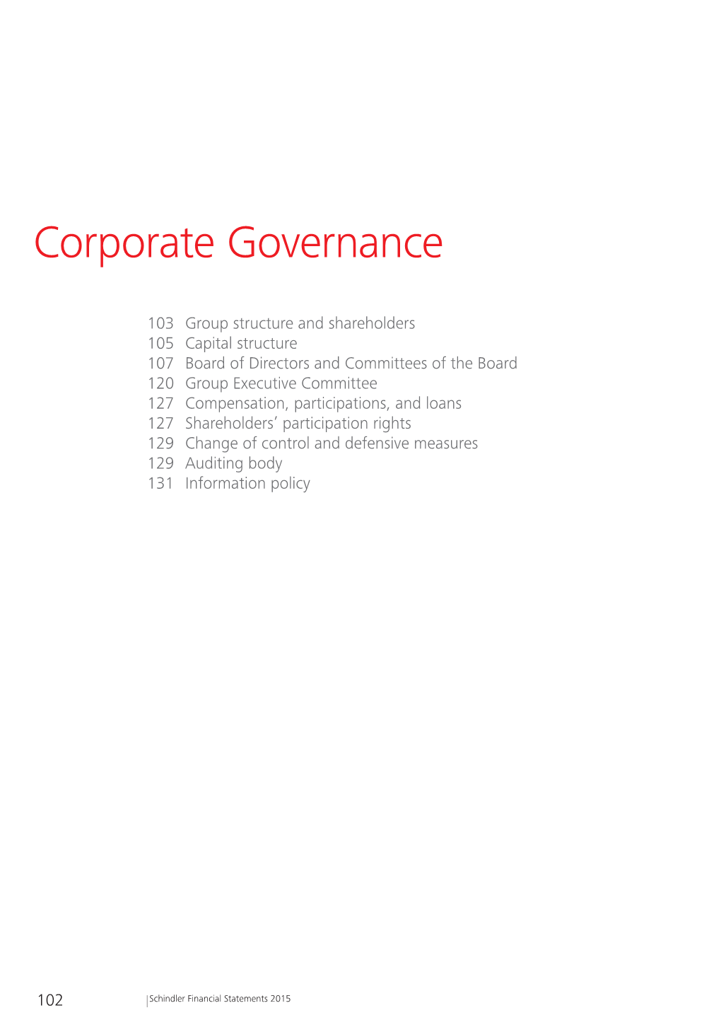 Corporate Governance