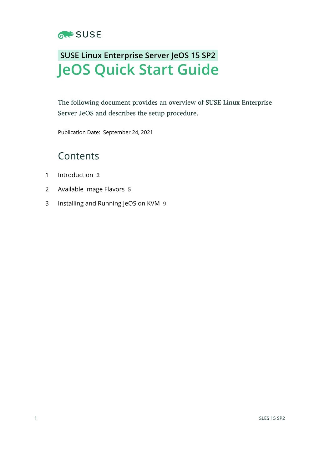 Jeos Quick Start Guide