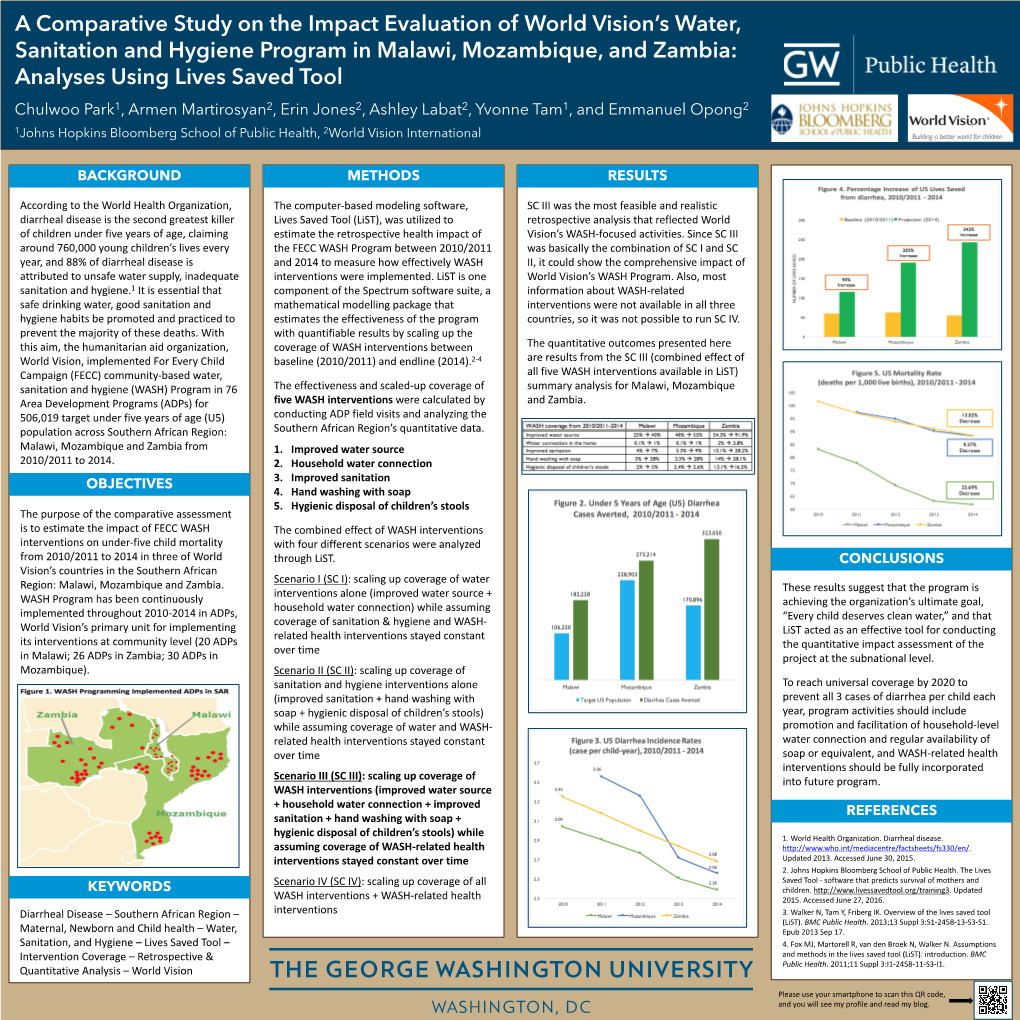 A Comparative Study on the Impact Evaluation of World Vision's Water