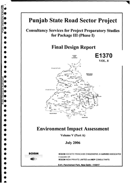 Environmental Impactassessment (Volume V-A)