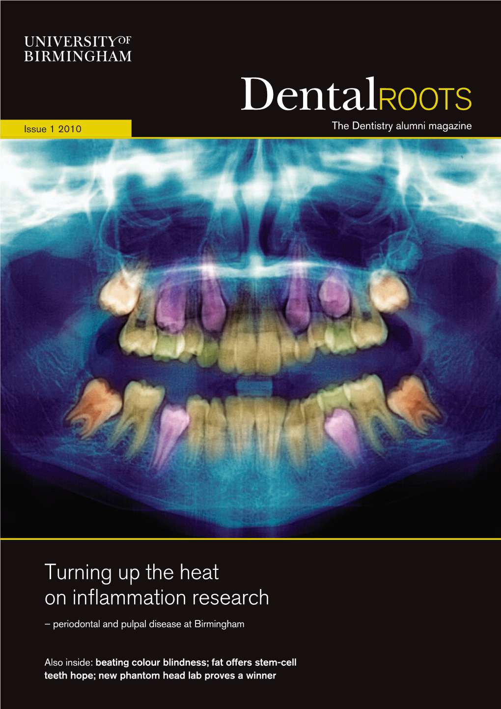 Dentalroots Issue 1 2010 the Dentistry Alumni Magazine