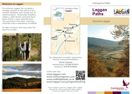 Laggan Paths Leaflet” Look out for Other Community Paths Leaflets Mike Uschold to Help You Explore More of the Park