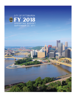 City of Pittsburgh Budget 2018
