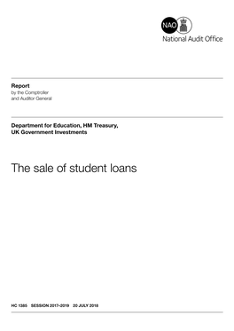 The Sale of Student Loans