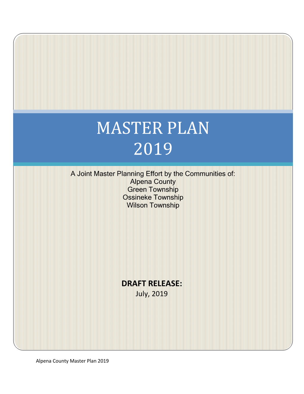 Master Plan 2019