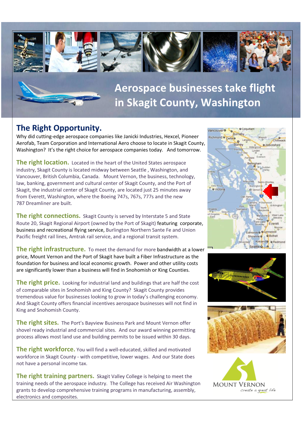 Aerospace Businesses Take Flight in Skagit County, Washington