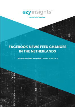 Facebook News Feed Changes in the Netherlands