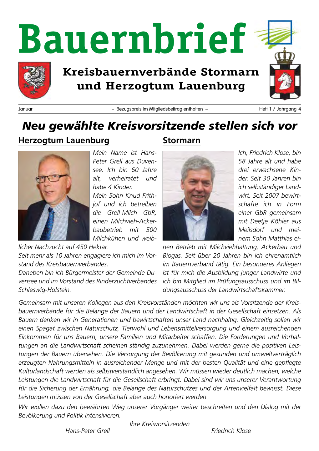 Kreisbauernverbände Stormarn Und Herzogtum Lauenburg