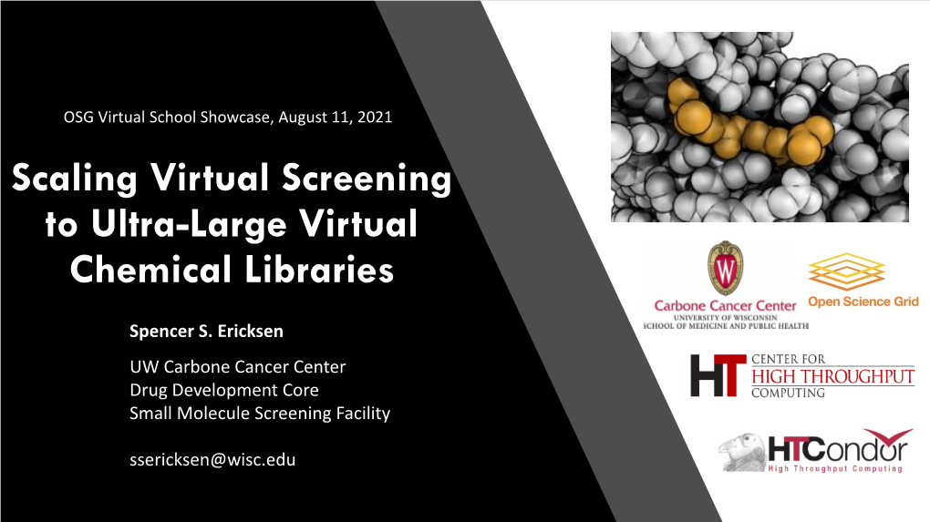Scaling Virtual Screening to Ultra-Large Virtual Chemical Libraries