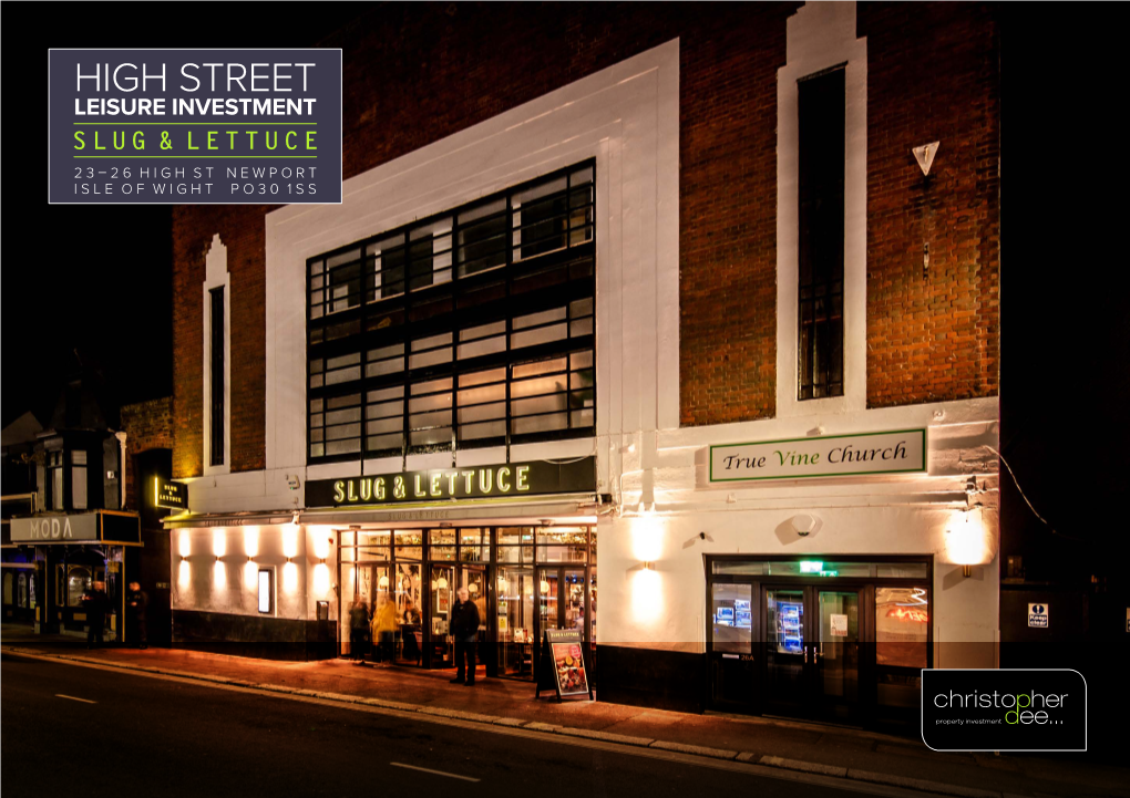 High Street Leisure Investment